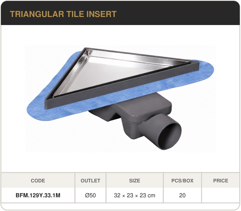 SPECIAL FLOOR DRAINS - MEMBRANE