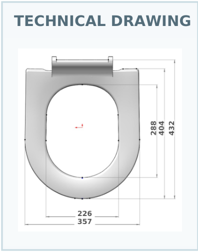 DIAMOND technical drawing and dimensions