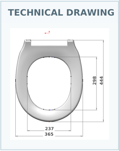 PEARL technical drawing and dimensions