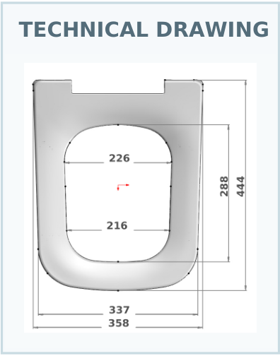 SAPHIRE technical drawing and dimensions